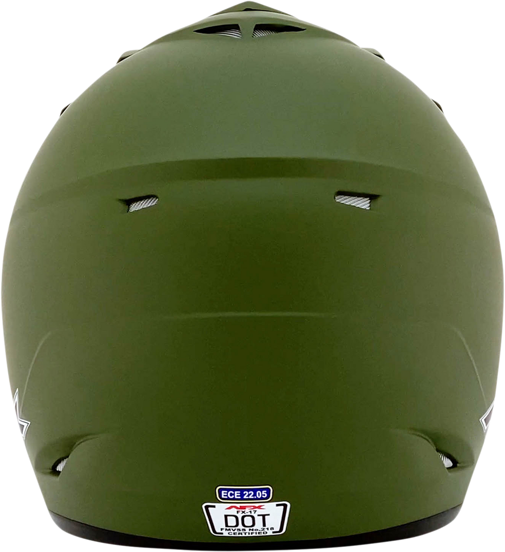 AFX FX-17 Helmet - Flat Olive Drab - Medium 0110-4448