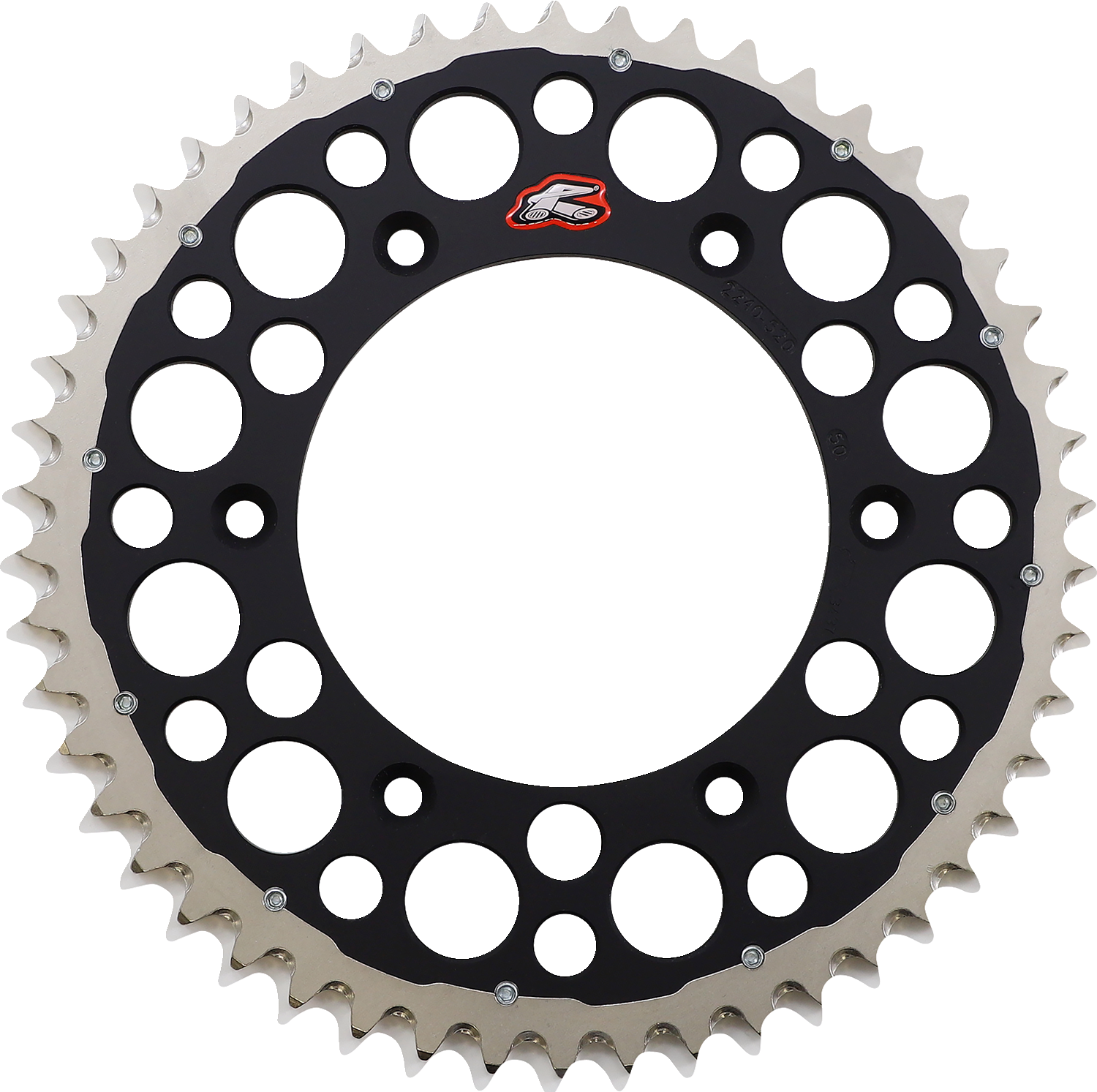 RENTHAL Twinring™ Rear Sprocket - 50 Tooth - Black 2240-520-50GPBK