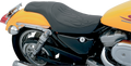 DRAG SPECIALTIES Predator Seat - Flame Stitched - '82-'03 XL NO RUBBER BUMPERS 0804-0385