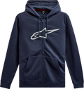 ALPINESTARS Ageless 2 Zip Hoodie - Navy/Gray - Medium 1038530527011M