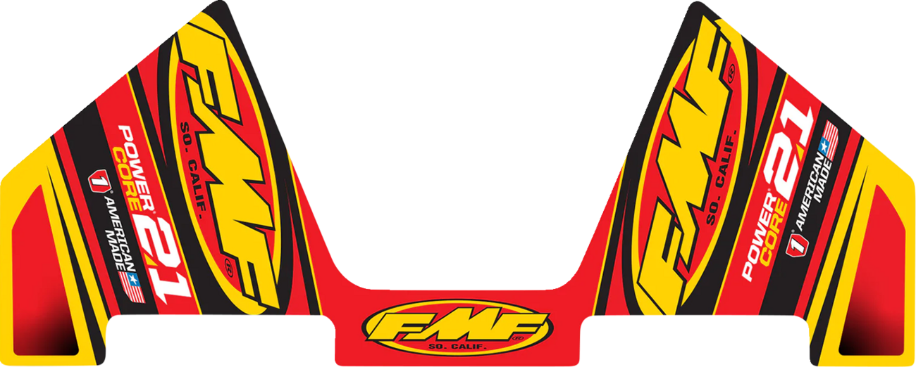 FMF Exhaust Replacement Decal - Powercore 2.1 014826 4320-1977