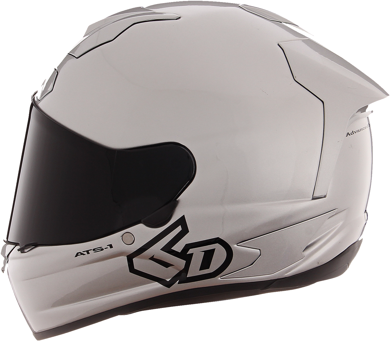 6D ATS-1R Helmet - Gloss Silver - Small 30-0995