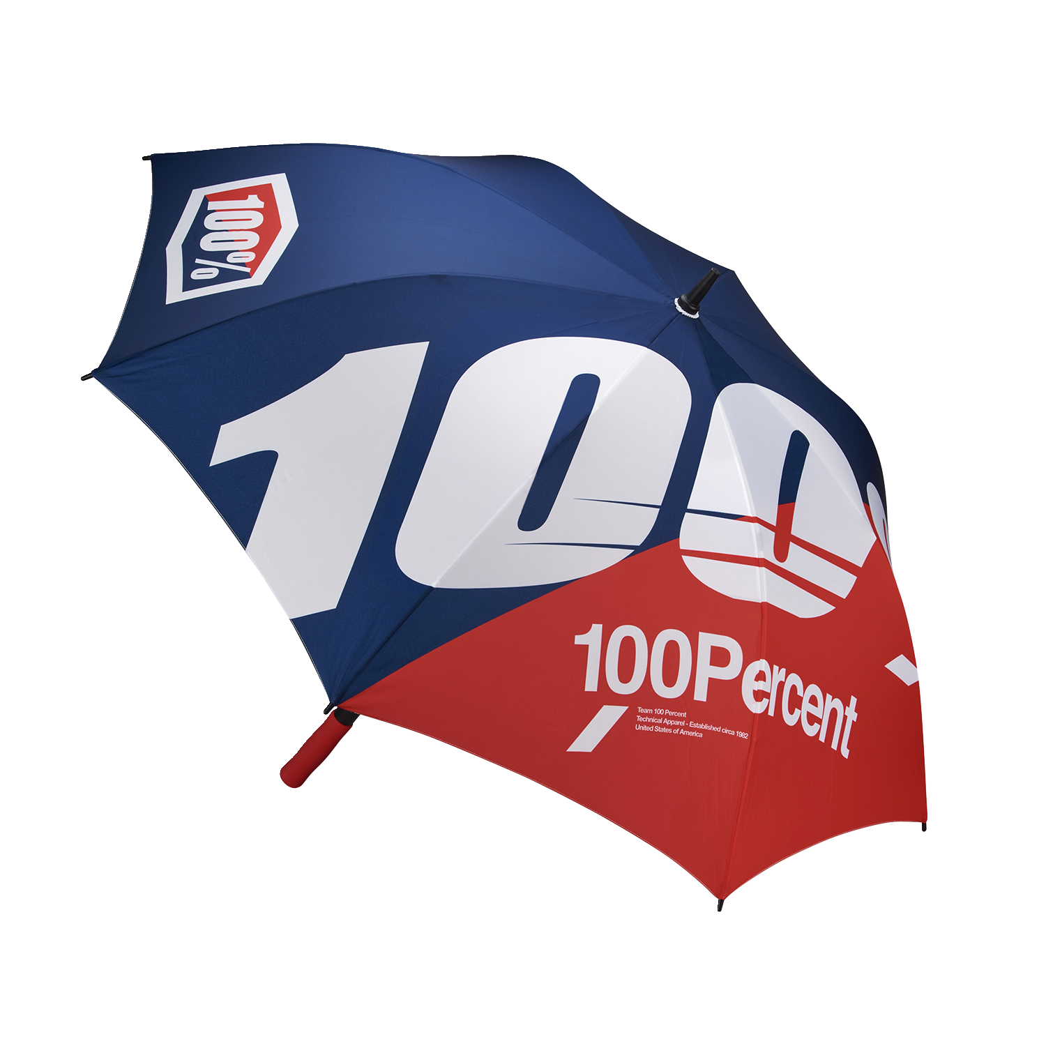 100% Umbrella - Blue/Red - One Size 29006-00000