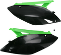 ACERBIS Side Panels - Black/Green 2141730215
