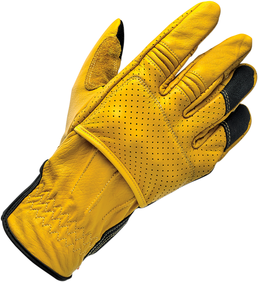 BILTWELL Borrego Gloves - Gold/Black - 2XL 1506-0701-306