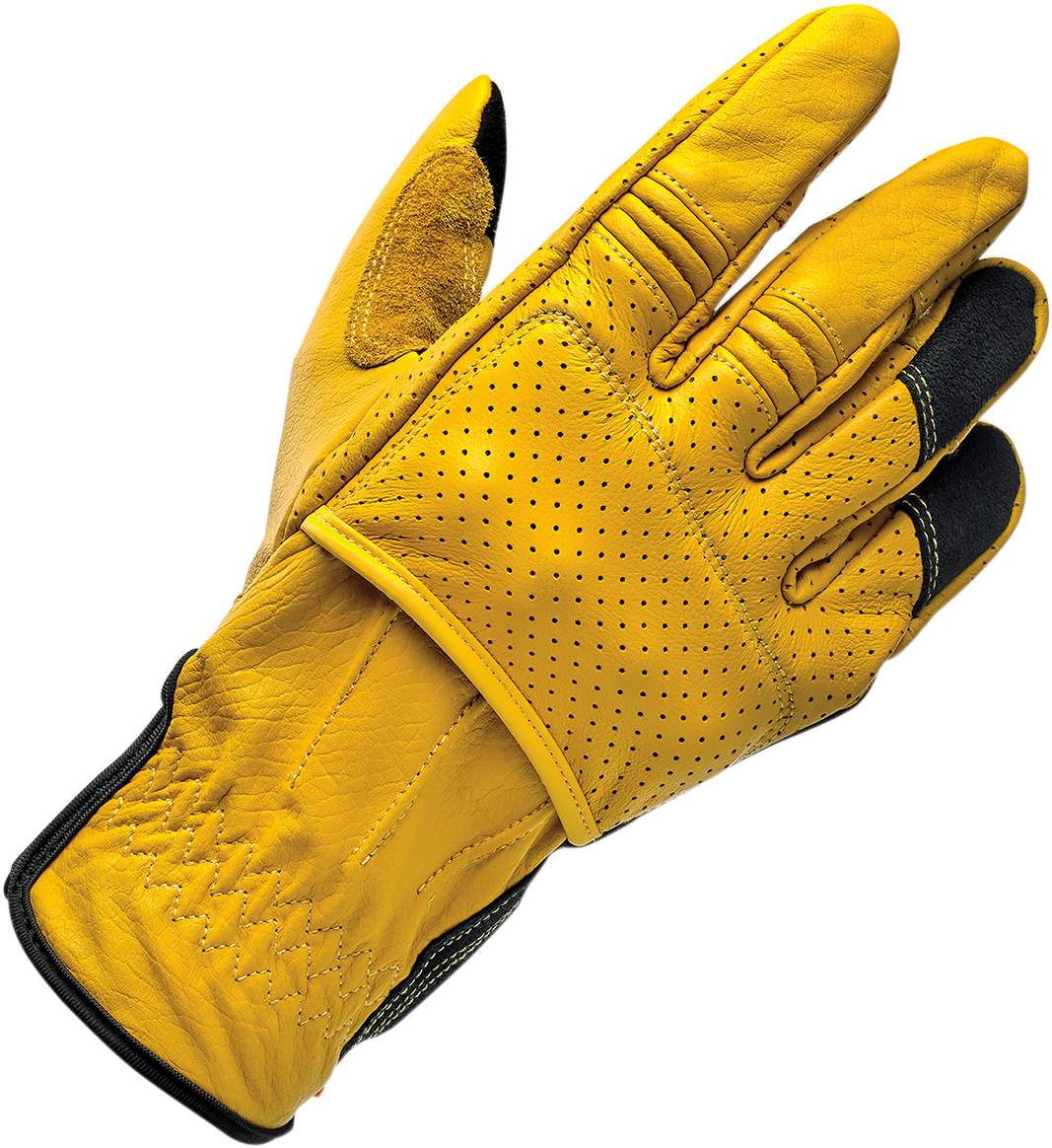 BILTWELL Borrego Gloves - Gold/Black - 2XL 1506-0701-306