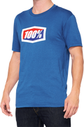100% Official T-Shirt - Blue - Medium 32017-002-11