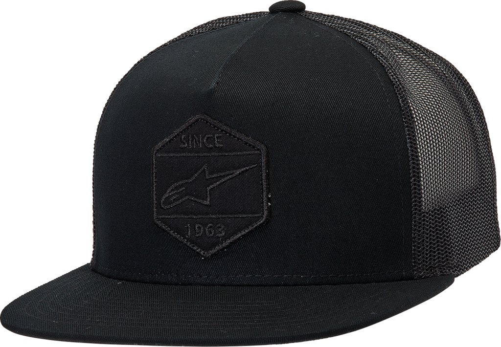 ALPINESTARS Bolt Trucker Hat - Black/Black - One Size 1213810141010OS