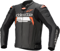 ALPINESTARS Missile Ignition v2 Leather Jacket - Black/Red/White - US 38 / EU 48 3100222-1030-48
