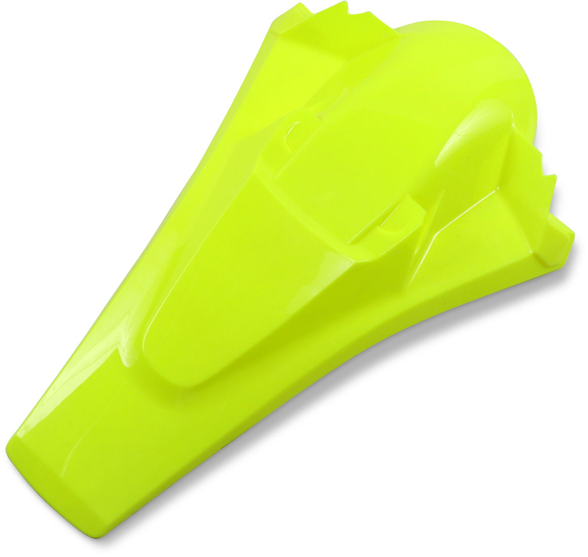 UFO MX Rear Fender - Fluorescent Yellow HU03364-DFLU