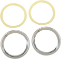 DRAG SPECIALTIES Instrument Gauge Bezel - Chrome 2202-0060