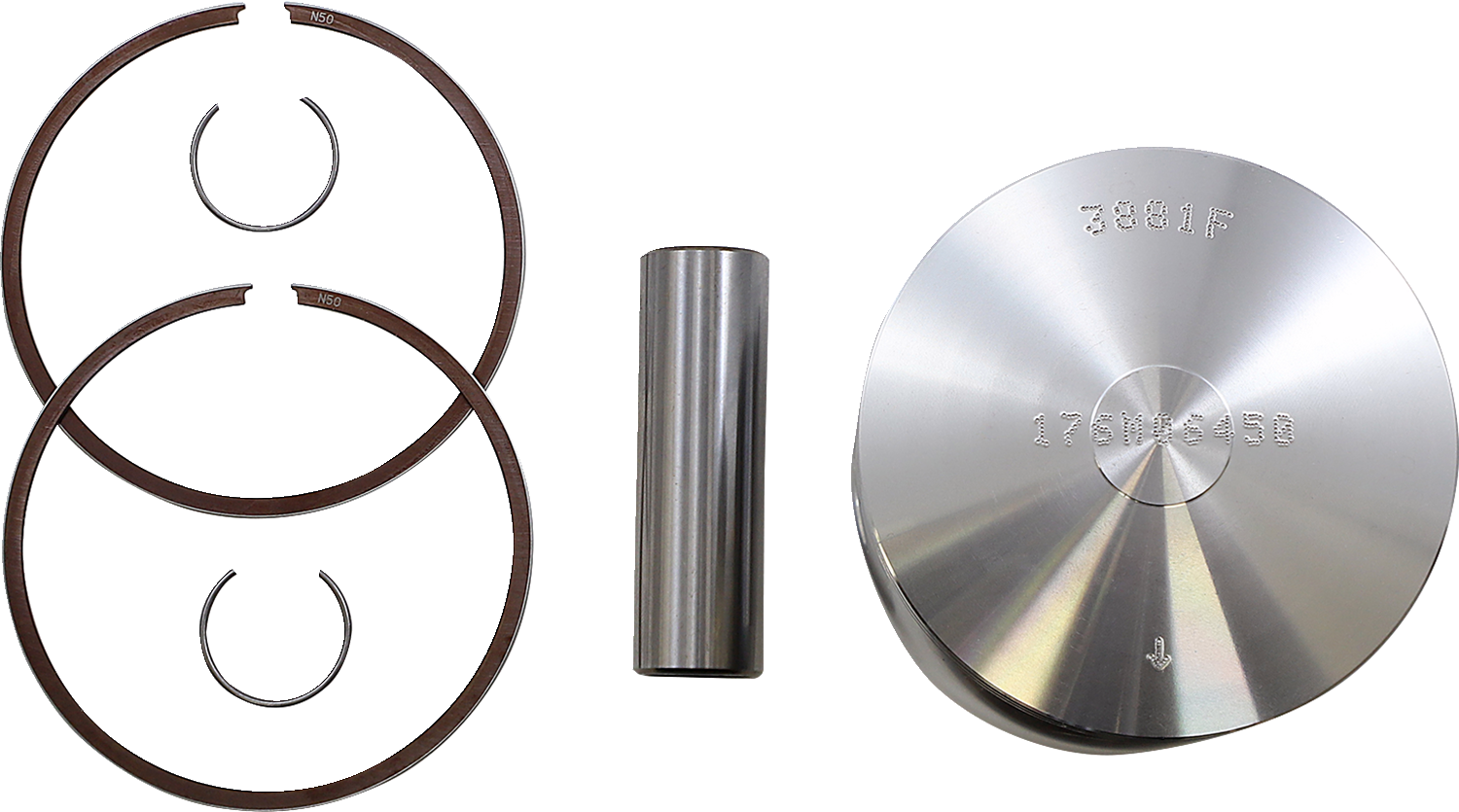 WISECO Piston - Suzuki - .50 mm High-Performance 176M06450