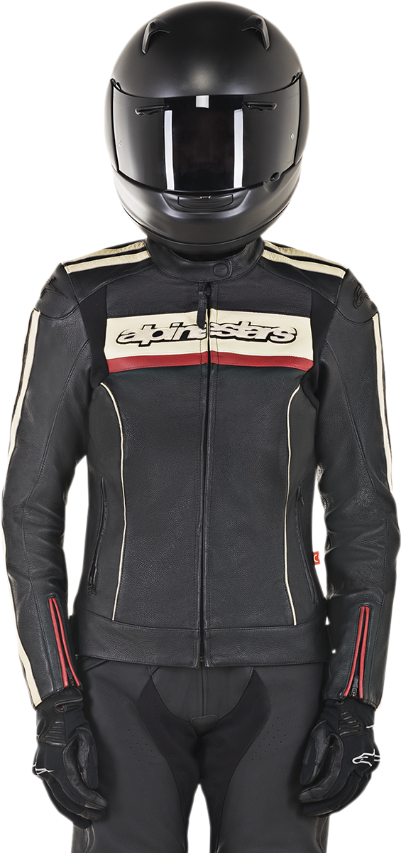 ALPINESTARS Stella Dyno v2 Jacket - Black/Red - US 6 / EU 42 3112518-1830-42