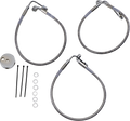 DRAG SPECIALTIES Brake Line - Front (Lower/Upper) - Stainless Steel 640117