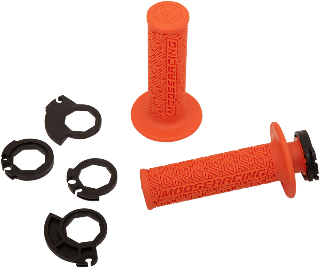 MOOSE RACING Grips - Lock-On - Orange/Black B36MRO-B