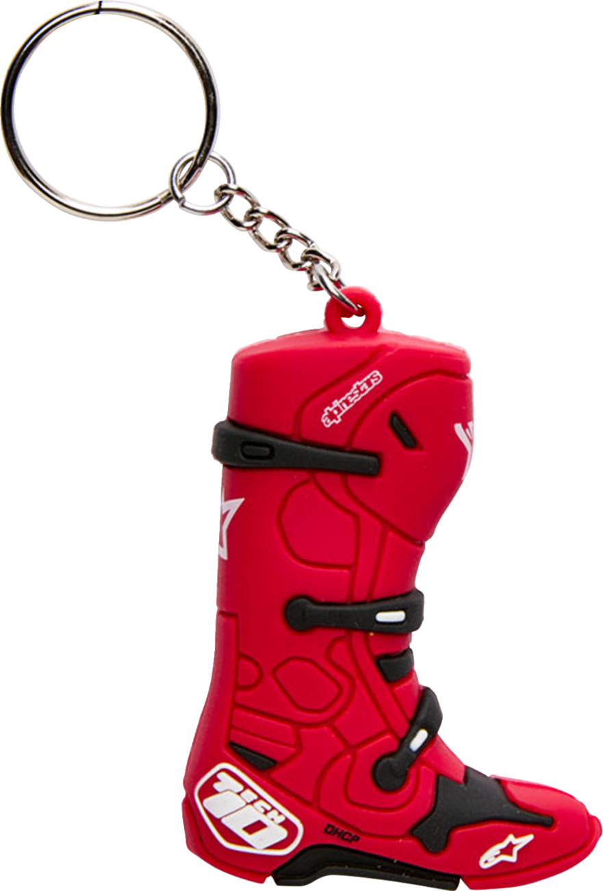 ALPINESTARS Key Fob - Tech 10 Boot - Red 12309400030OS