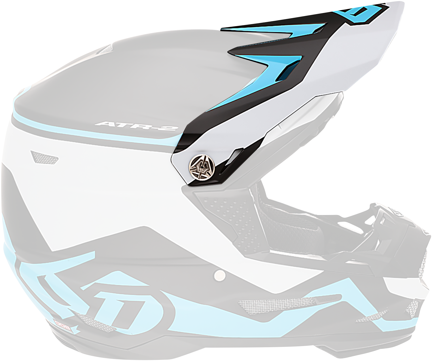 6D ATR-2 Visor - Drive - Cyan 72-6096