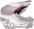 6D ATR-2 Visor - Phase - White Red 72-6099