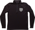 MOOSE RACING Quarter Zip Pullover - Black - XL 3050-5892