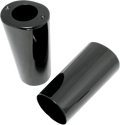 DRAG SPECIALTIES Fork Slider Covers - Gloss Black - Smooth - Stock Length - Replacement OEM Number 45964-86 74537B