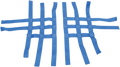 MOTORSPORT PRODUCTS Nerf Bar Net - Blue 81-0104