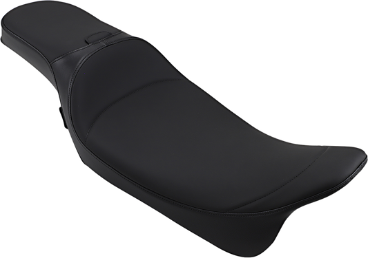 DRAG SPECIALTIES Extended Reach Predator Seat - Mild Stitched - Driver's Backrest - FL '08-'22 0801-1005