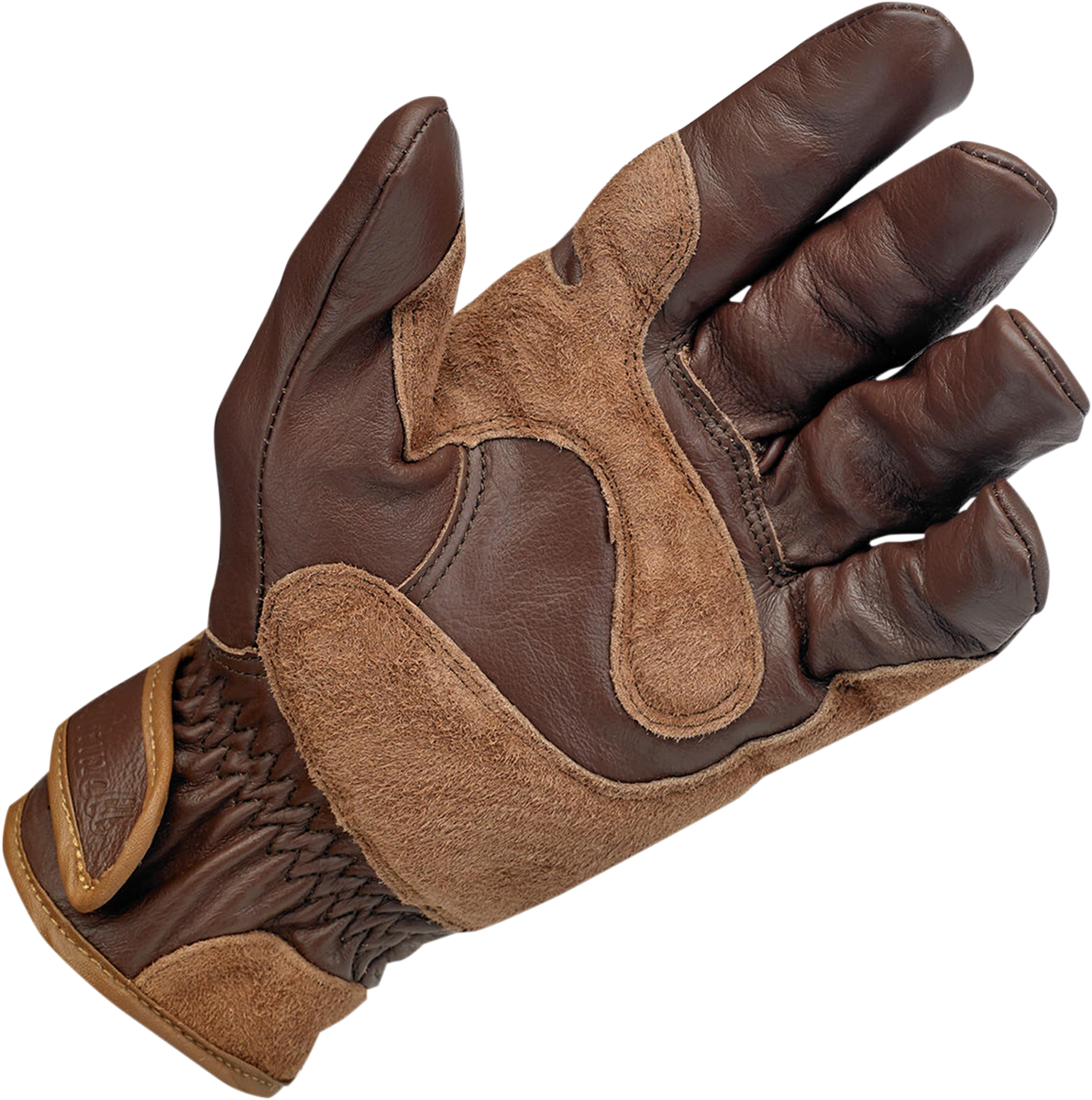 BILTWELL Work Gloves - Chocolate/Suede - Small 1503-0202-002