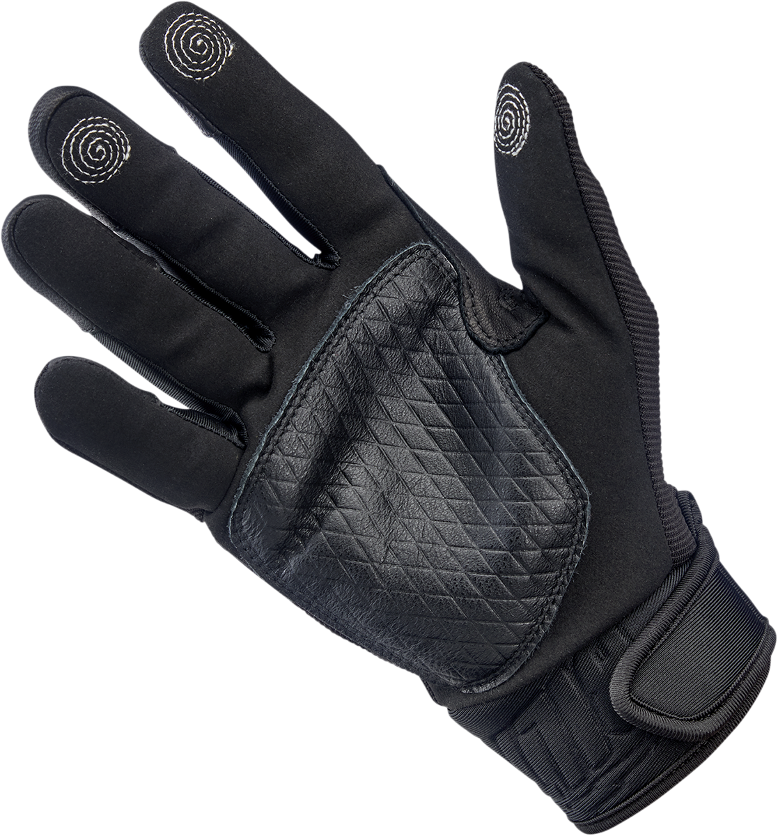 BILTWELL Baja Gloves - Black Out - Large 1508-0101-304