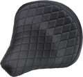 BILTWELL Solo 2 Seat - Black - Diamond 4004-101