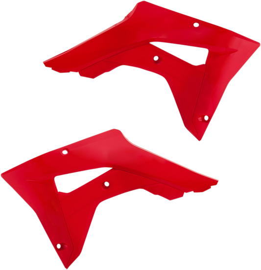 ACERBIS Radiator Shrouds - Red 2645450227