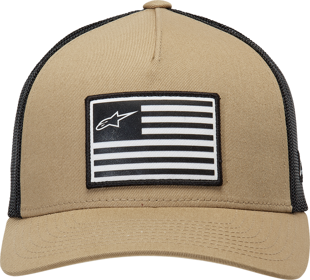 ALPINESTARS Flag Snapback Hat - Sand/Black - One Size 1211810132310OS