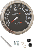 DRAG SPECIALTIES 5" MPH FL-Style 1:1 Speedometer - '68-'84 Black Face 70847M