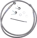 DRAG SPECIALTIES Brake Line - Front - +4" - Stainless Steel - XL 660310-4