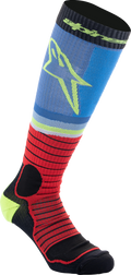 ALPINESTARS MX Pro Socks - Black/Red/Blue/Yellow - Large 4701524-1212-L