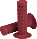 BILTWELL Grips - Thruster - 7/8" - Oxblood 6702-0378