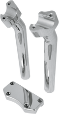 DRAG SPECIALTIES Risers - 9-1/2" - Buffalo - Top - Chrome 0602-0594