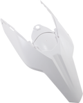 ACERBIS Rear Fender - White NO TAILLIGHT TABS 2082000002