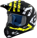 AFX FX-17Y Helmet - Attack - Matte Black/Hi-Vis Yellow - Medium 0111-1415