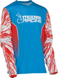 MOOSE RACING Youth Agroid Jersey - Red/White/Blue - Large 2912-2264