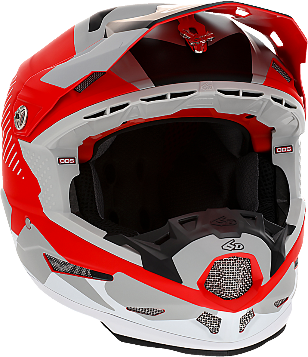 6D ATR-2 Helmet - Fusion - Red - Small 12-2935