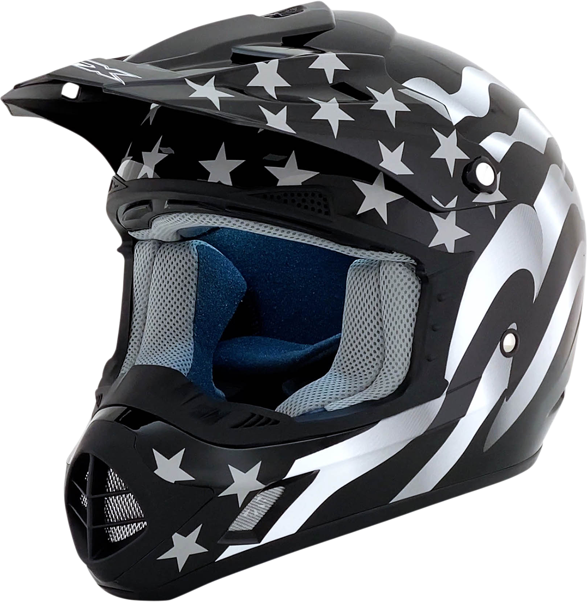 AFX FX-17 Helmet - Flag - Stealth - XS 0110-2362