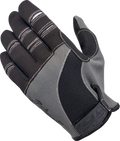 BILTWELL Moto Gloves - Gray/Black - Small 1501-1101-002