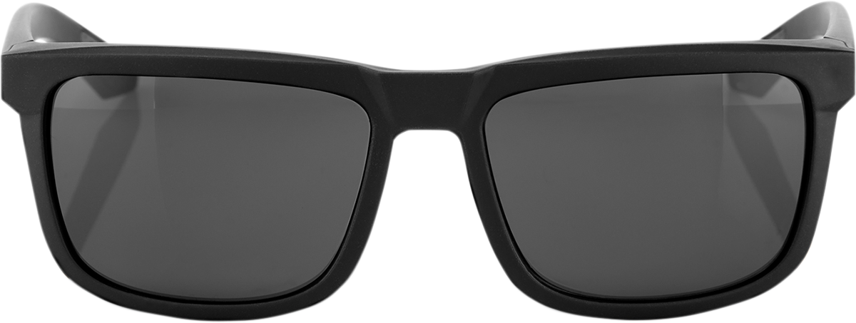 100% Blake Sunglasses - Matte Black - Smoke 61029-100-57