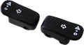 DRAG SPECIALTIES Turn Signal Switch Extension Caps - '96+ - Black 77448
