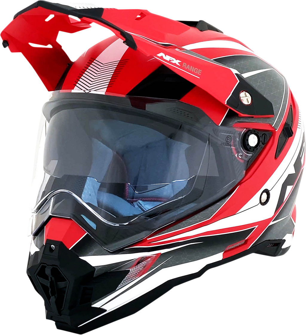 AFX FX-41 Helmet - Range - Matte Red - 2XL 0140-0070