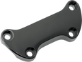DRAG SPECIALTIES Handlebar Clamp - Smooth - Black 03-0607-NU