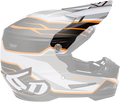 6D ATR-2 Visor - Phase - White Orange 72-6100