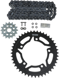 VORTEX Steel Chain Kit - Black NOT FOR 15-16 GSX-S750 CK6413