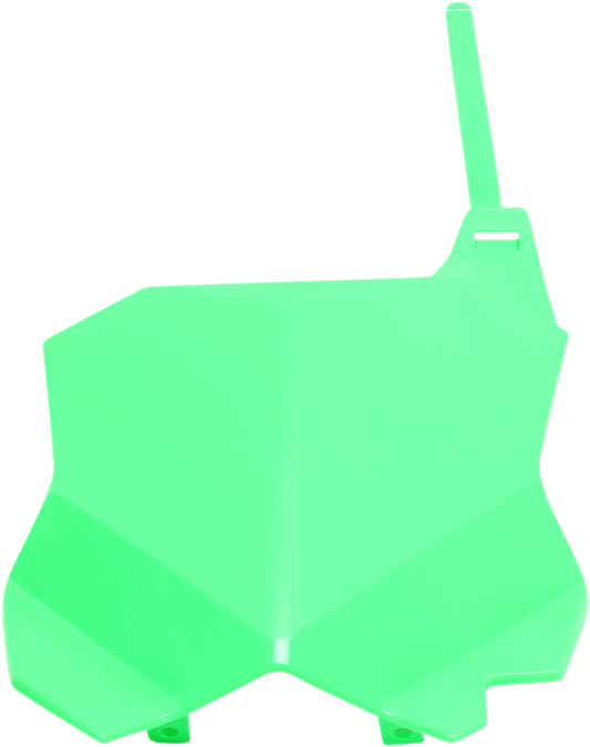 UFO Front Number Plate - Fluorescent Green KA04738-AFLU