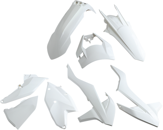 UFO Replacement Body Kit - KTM White KTKIT523047